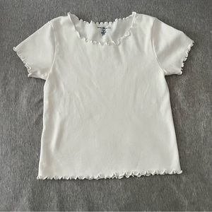 Brandy Melville Wynn Ruffle Top